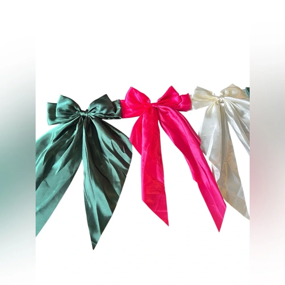 Christmas holiday bow garland 7 bow/50” length